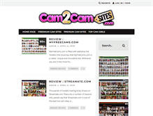 Tablet Screenshot of cam2camsites.com